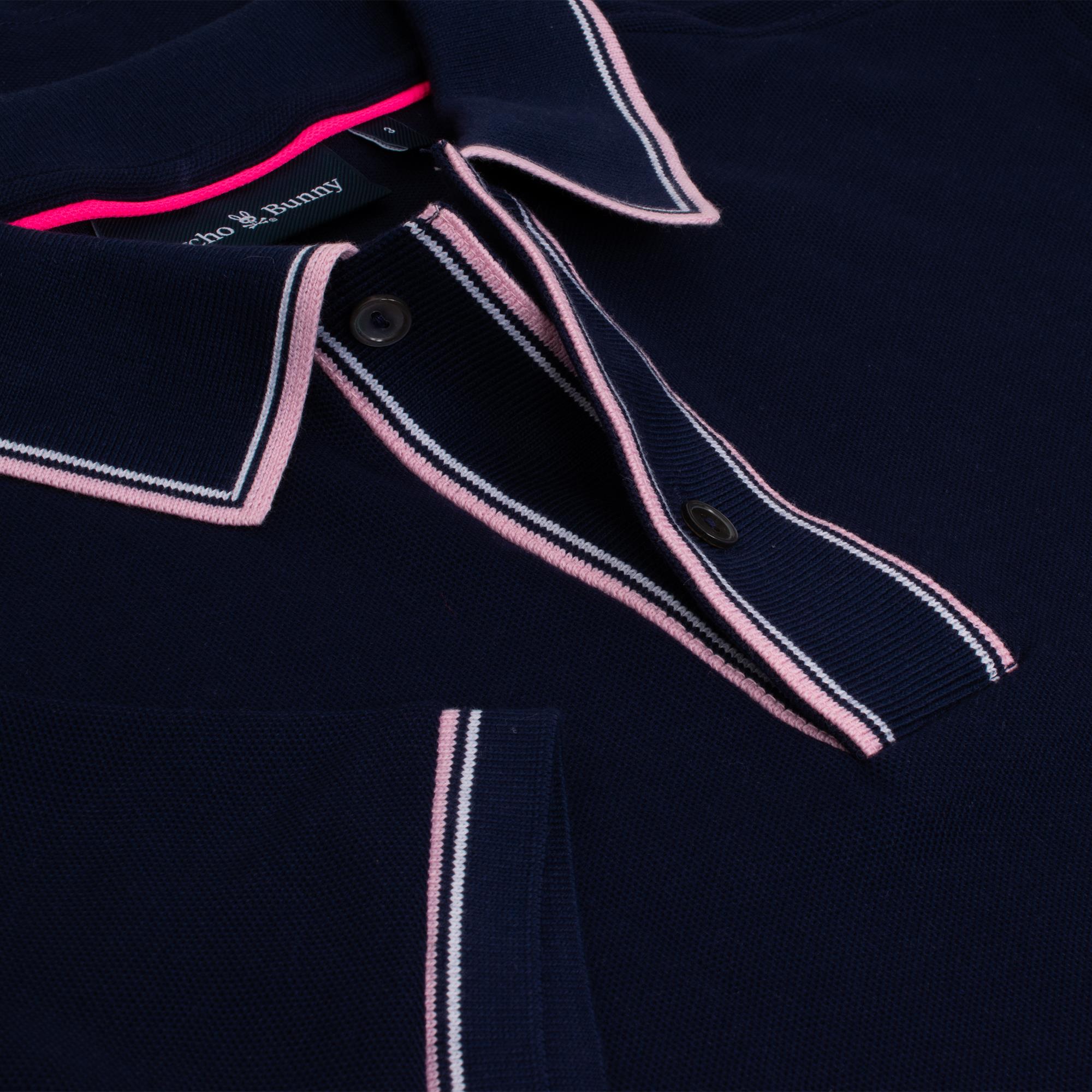 Psycho Bunny Bradford Pique Polo Shirt Evening Blue